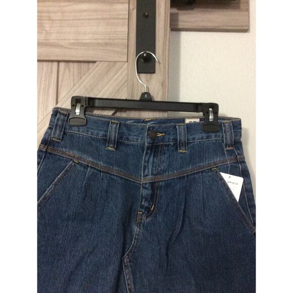 NWT free people size 27 We The free Saratoga blue denim skirt - Picture 5 of 7